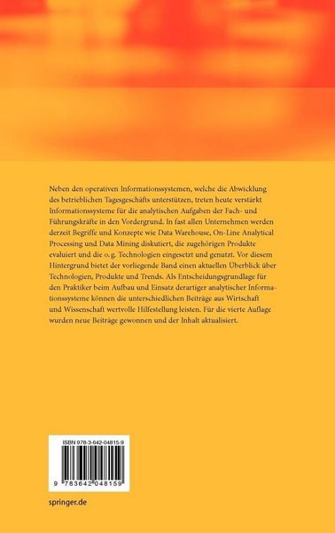 Produktbild: Analytische Informationssysteme