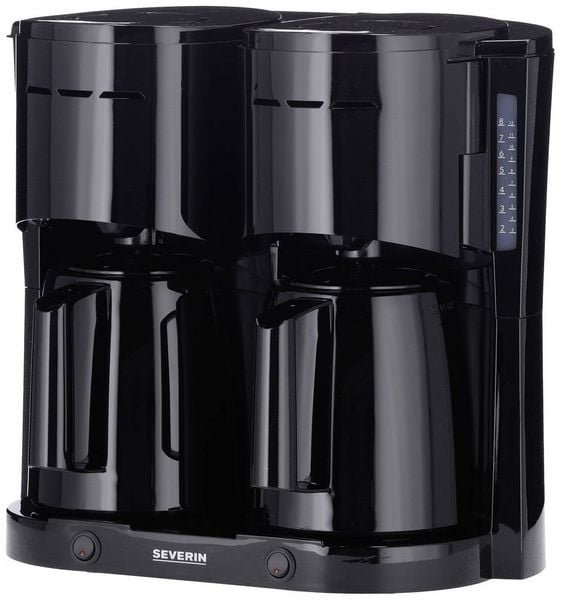 Produktbild: Severin KA 9315 Kaffeemaschine Schwarz Fassungsverm&ouml;gen Tassen=16 Isolierkanne