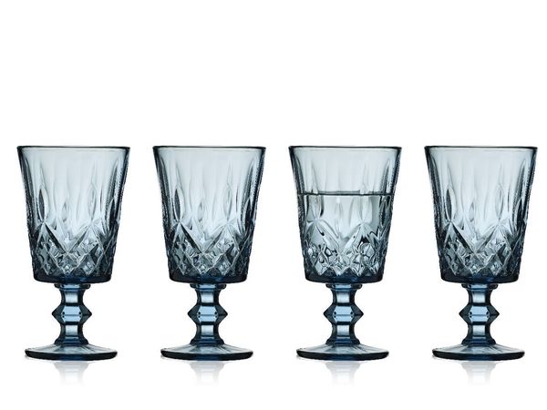 Produktbild: Weinglas Sorrento 30 cl 4 Stck. Blau