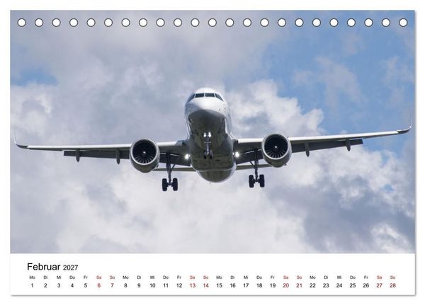 Produktbild: Airbus A320 Das Brot und Butter Flugzeug (Tischkalender 2027 DIN A5 quer), CALVENDO Monatskalender