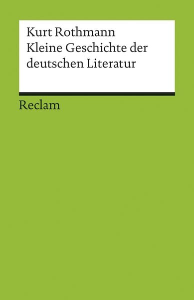 Produktbild: Kleine Geschichte der deutschen Literatur