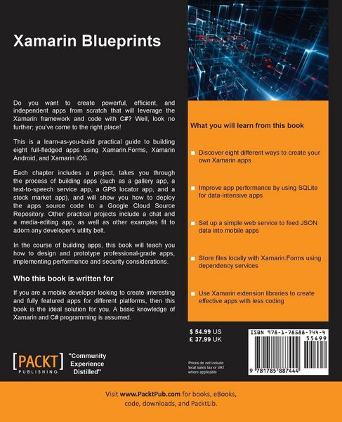 Produktbild: Xamarin Blueprints