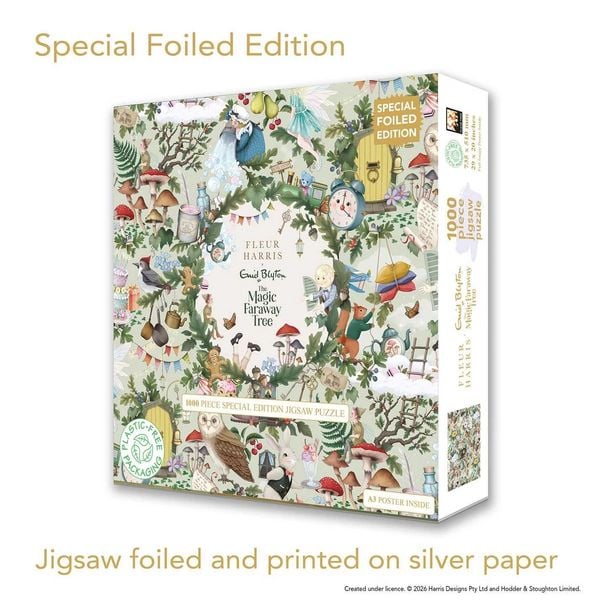 Produktbild: Special Edition Adult Foiled Jigsaw Puzzle Enid Blyton & Fleur Harris: The Magic Faraway Tree