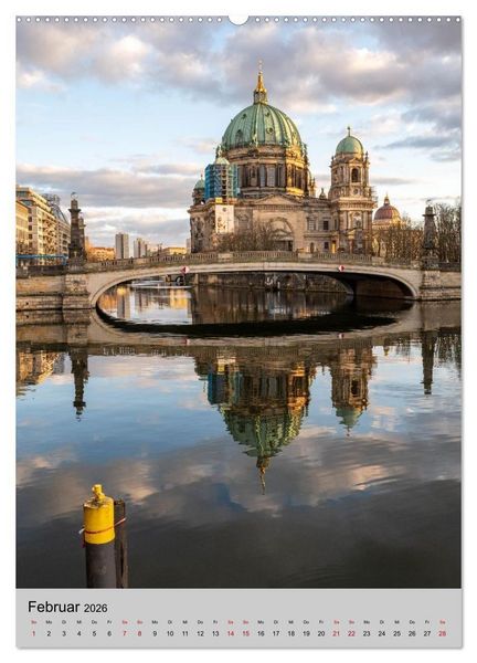 Produktbild: Blicke durch Berlin - Architektur und Atmosph&auml;re (hochwertiger Premium Wandkalender 2026 DIN A2 hoch), Kunstdruck in Hochglanz