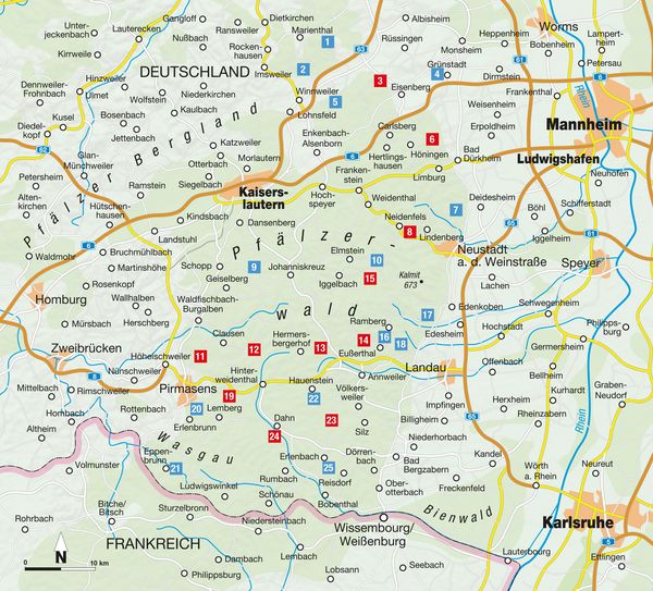 Produktbild: Hütten-Geheimtipps Pfälzerwald