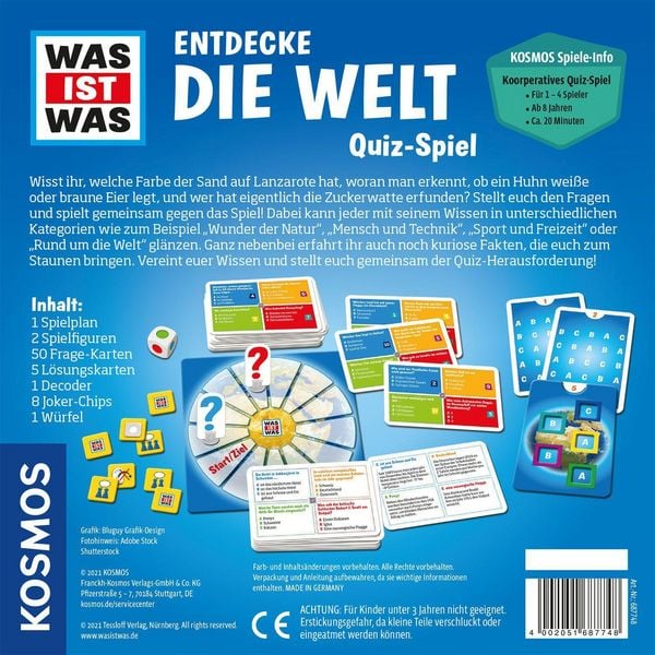 Produktbild: WAS IST WAS Quizspiel - Entdecke die Welt