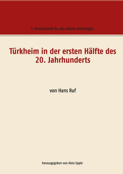 Produktbild: T&uuml;rkheim in der ersten H&auml;lfte des 20. Jahrhunderts