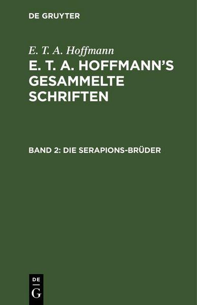 Produktbild: Die Serapions-Br&uuml;der