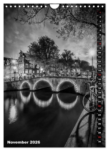 Produktbild: STADTBILDER Monochrome Momente (Wandkalender 2026 DIN A4 hoch), CALVENDO Monatskalender