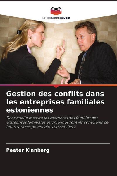 Produktbild: Gestion des conflits dans les entreprises familiales estoniennes