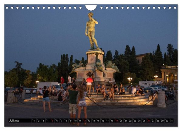 Produktbild: Abends in der Toskana (Wandkalender 2026 DIN A4 quer), CALVENDO Monatskalender
