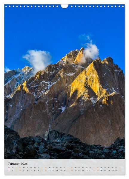 Produktbild: Bergriesen des Karakorum (Wandkalender 2026 DIN A3 hoch), CALVENDO Monatskalender