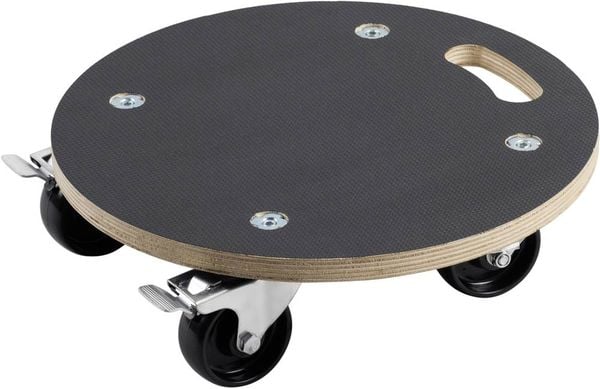 Produktbild: Metafranc WU0822040 Transportroller Traglast (max.): 200 kg 380 mm x 110 mm Anzahl Lenkrollen 4