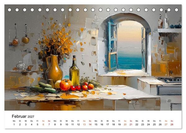 Produktbild: K&uuml;chen Poesie (Tischkalender 2027 DIN A5 quer), CALVENDO Monatskalender