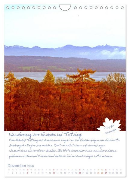 Produktbild: Dahoam erleben! Einmalige Wander-und Naturerlebnisse in Oberbayern (Wandkalender 2026 DIN A4 hoch), CALVENDO Monatskalender