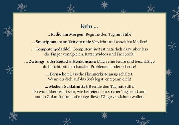 Produktbild: Achtsame Adventszeit. Hardcover-Ausgabe