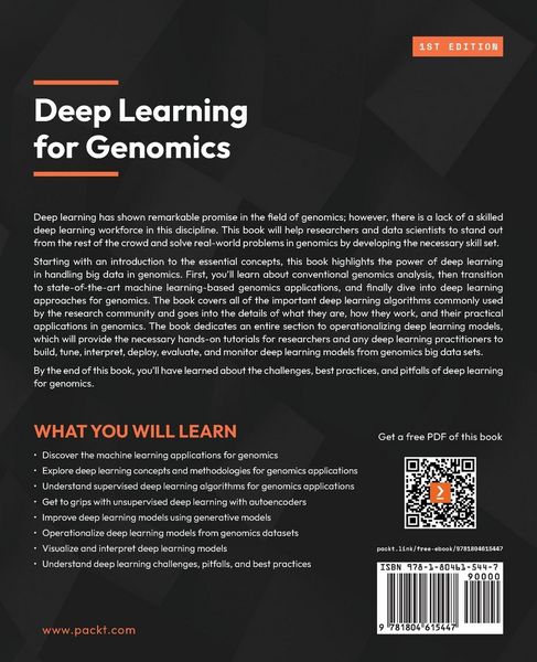 Produktbild: Deep Learning for Genomics