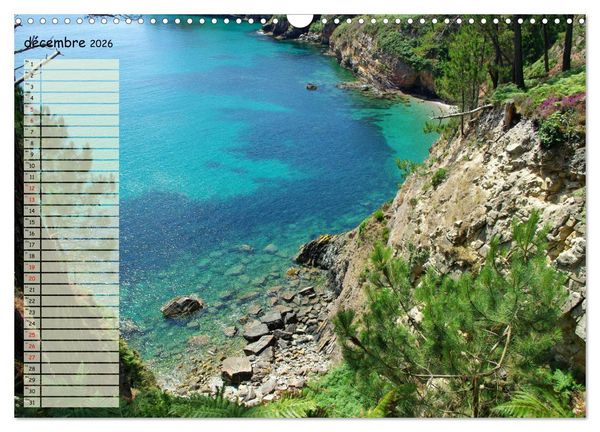 Produktbild: FINISTERE La pointe du bout du monde (Calendrier mural 2026 DIN A3 vertical), CALVENDO calendrier mensuel