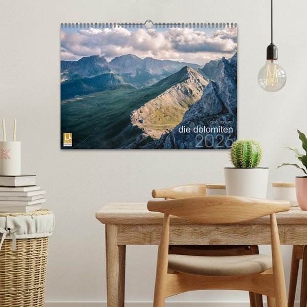 Produktbild: die dolomiten (Wandkalender 2026 DIN A3 quer), CALVENDO Monatskalender