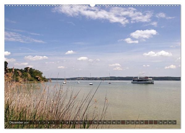 Produktbild: Seest&auml;rke - Der Ammersee (hochwertiger Premium Wandkalender 2026 DIN A2 quer), Kunstdruck in Hochglanz