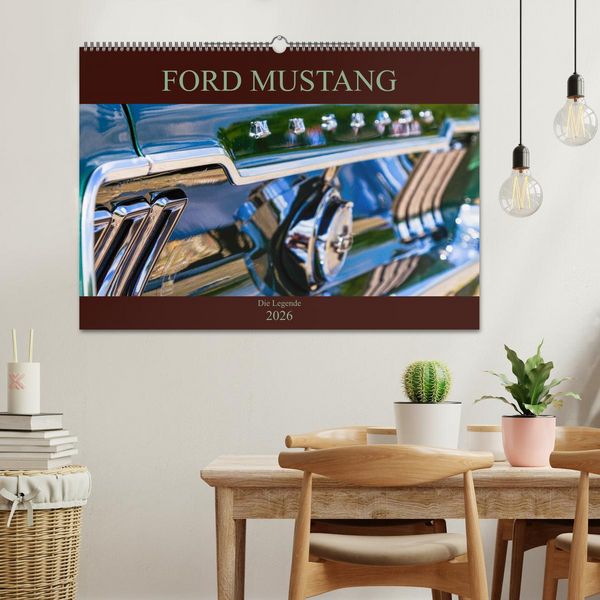 Produktbild: Ford Mustang - Die Legende (Wandkalender 2026 DIN A2 quer), CALVENDO Monatskalender