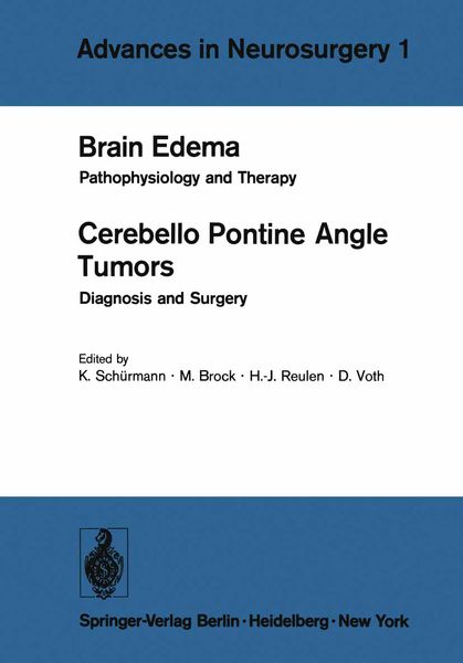 Produktbild: Brain Edema / Cerebello Pontine Angle Tumors