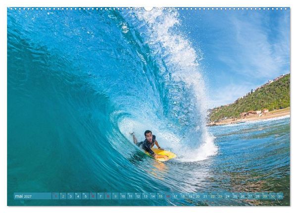 Produktbild: Le surf ou la qu&ecirc;te de la vague parfaite (Calendrier mural 2027 DIN A2 vertical), CALVENDO calendrier mensuel