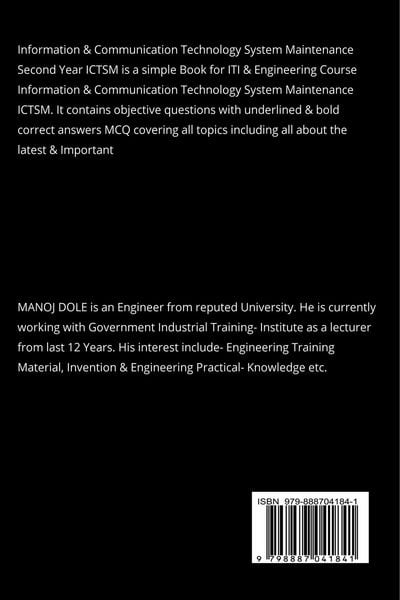 Produktbild: Information & Communication Technology System Maintenance Second Year ICTSM
