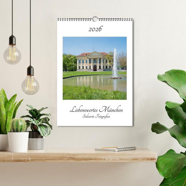 Produktbild: Liebenswertes M&uuml;nchen - Stilisierte Fotografien (Wandkalender 2026 DIN A3 hoch), CALVENDO Monatskalender