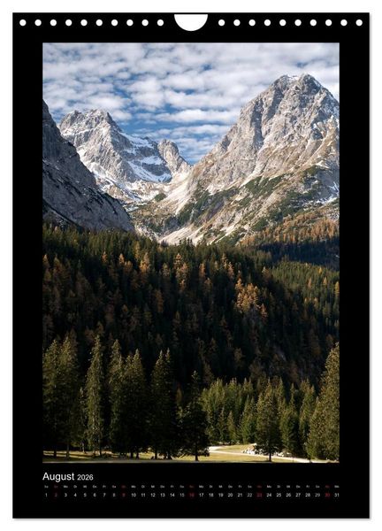Produktbild: Landschaft im Fokus - Bayern, Tirol und S&uuml;dtirol (Wandkalender 2026 DIN A4 hoch), CALVENDO Monatskalender