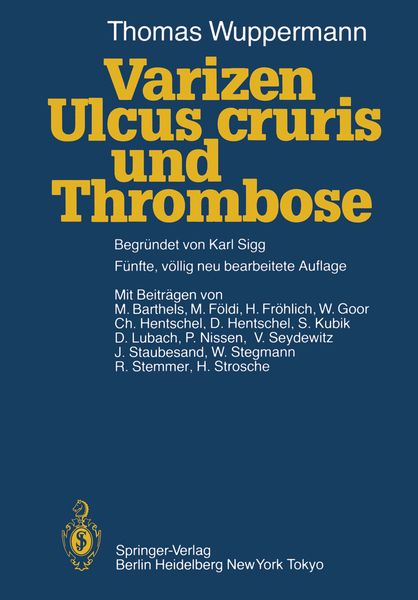 Produktbild: Varizen, Ulcus cruris und Thrombose