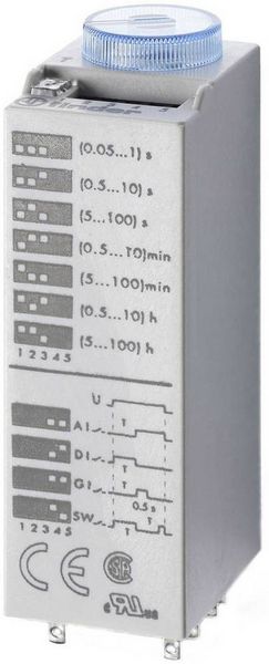 Finder 85.02.8.240.0000 85.02.8.240.0000 Zeitrelais Multifunktional 230 V/AC 1 St. Zeitbereich: 0.05 s - 100 h 2 Wechsler