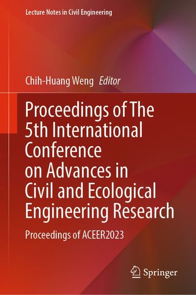 Produktbild: Proceedings of The 5th International Conference on Advances in Civil and Ecological Engineering Research