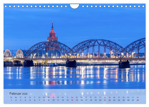 Produktbild: Riga - Paris des Ostens (Wandkalender 2026 DIN A4 quer), CALVENDO Monatskalender
