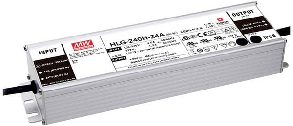 Produktbild: MEAN WELL LED-Treiber 240W 5A nicht dimmbar 1St.