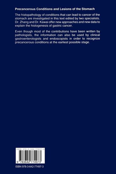 Produktbild: Precancerous Conditions and Lesions of the Stomach