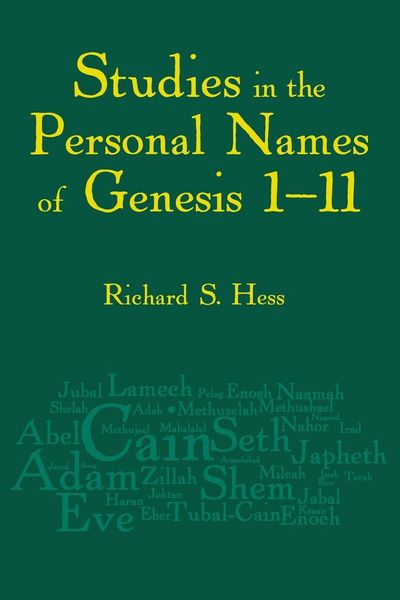 Produktbild: Studies in the Personal Names of Genesis 1-11