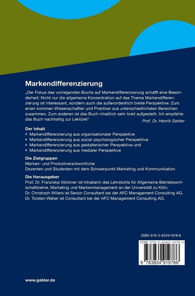 Produktbild: Markendifferenzierung