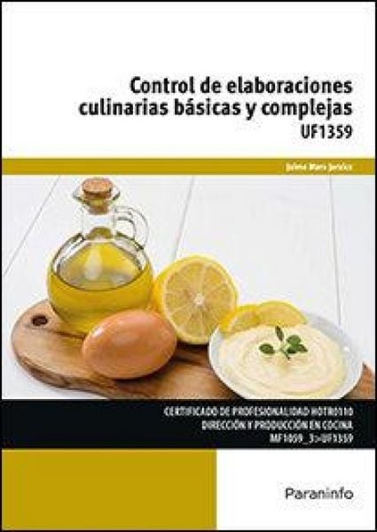 Produktbild: Control de elaboraciones culinarias b&aacute;sicas y complejas