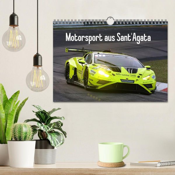 Produktbild: Motorsport aus Sant&rsquo;Agata (Wandkalender 2026 DIN A4 quer), CALVENDO Monatskalender