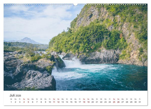 Produktbild: Chile - Das langgestreckte Land. (Wandkalender 2026 DIN A2 quer), CALVENDO Monatskalender