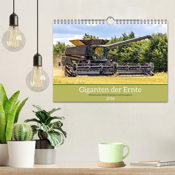 Produktbild: Giganten der Ernte (Wandkalender 2026 DIN A4 quer), CALVENDO Monatskalender