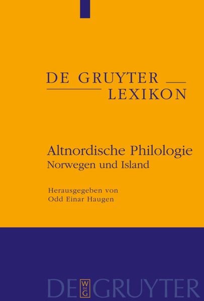 Produktbild: Altnordische Philologie