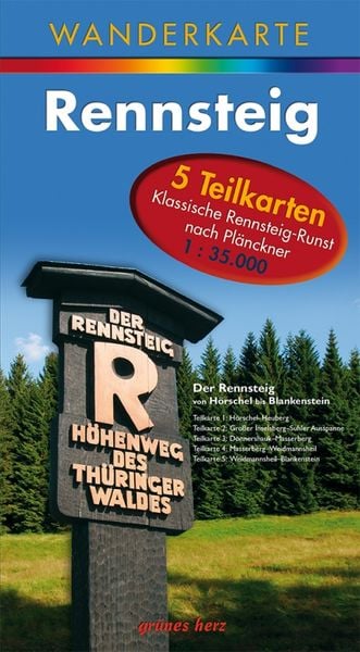 Produktbild: Wanderkarte Rennsteig