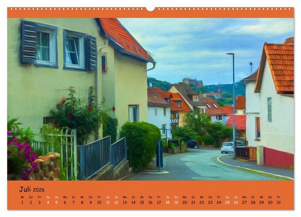 Produktbild: Malerisches Marburg (Wandkalender 2026 DIN A2 quer), CALVENDO Monatskalender