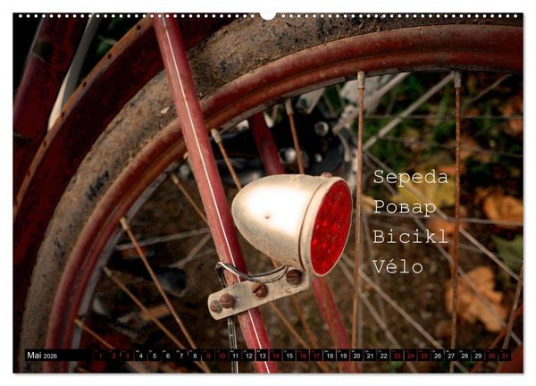 Produktbild: Weltfahrrad (hochwertiger Premium Wandkalender 2026 DIN A2 quer), Kunstdruck in Hochglanz