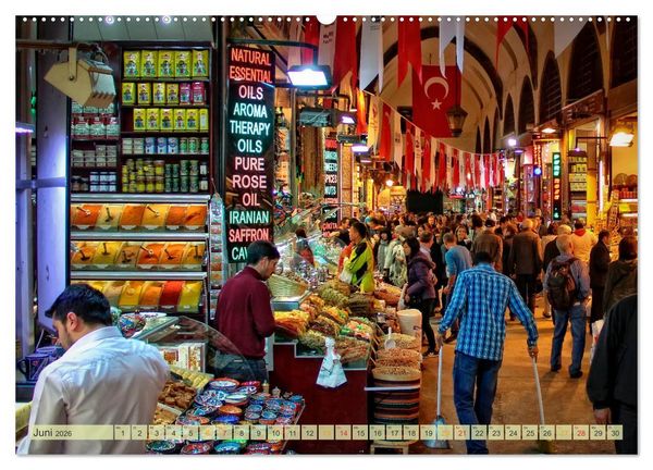 Produktbild: M&auml;rkte der Welt (hochwertiger Premium Wandkalender 2026 DIN A2 quer), Kunstdruck in Hochglanz