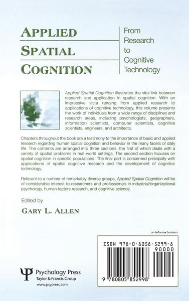 Produktbild: Applied Spatial Cognition