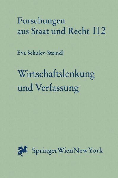 Produktbild: Wirtschaftslenkung und Verfassung