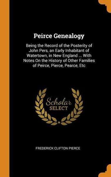 Produktbild: Peirce Genealogy